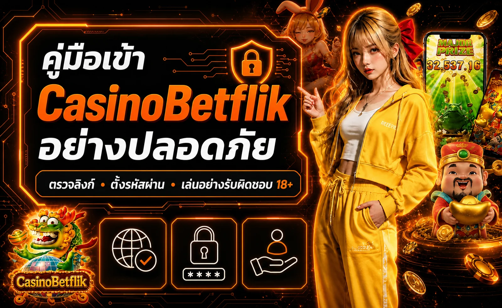 CasinoBetflik คู่มือเข้าใช้งานอย่างปลอดภัย